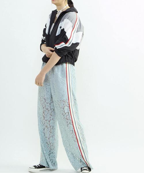 CONVERSE TOKYO(コンバーストウキョウ)の「SIDE LINE LACE PANTS(その他パンツ・レディース・ブラック/ブルー・FREE)」の16枚目の写真