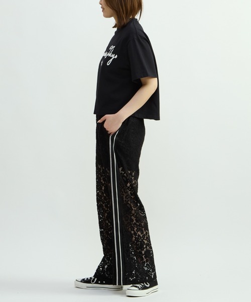 CONVERSE TOKYO(コンバーストウキョウ)の「SIDE LINE LACE PANTS(その他パンツ・レディース・ブラック/ブルー・FREE)」の5枚目の写真