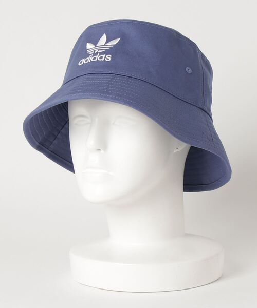 adidas（アディダス）の「バケットハット　[BUCKET HAT CORE]  / アディダスオリジナルス adidas Originals（ハット・メンズ・ホワイト/ブラック/ブルー/ホワイト×ブラック/ヘザーグレー/ライトブルー/ライトイエロー/ピンク系その他/ブルー系その他/サーモンピンク/ピンク/グリーン/ベージュ・LARGE/MEDIUM/M/X-LARGE/SMALL）」の8枚目の写真