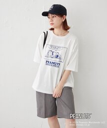 BIRTHDAY BAR | 【PEANUTS ピーナッツ】 Tシャツ リラックスデザイン(Tシャツ/カットソー)