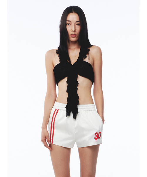 Kijun（キジュン）の「Line Satin Shorts Ivory（その他パンツ・レディース・その他・LARGE/MEDIUM/SMALL）」の2枚目の写真