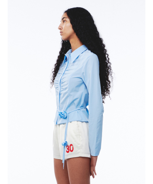 Kijun（キジュン）の「Line Satin Shorts Ivory（その他パンツ・レディース・その他・LARGE/MEDIUM/SMALL）」の5枚目の写真