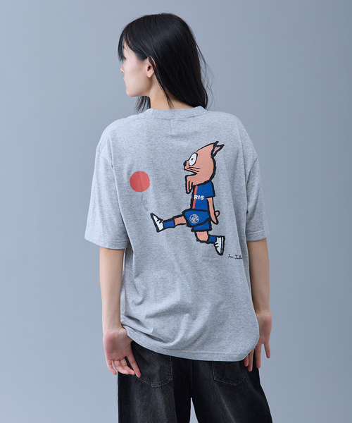 PARIS SAINT-GERMAIN(パリサンジェルマン)の「JEAN JULIEN x PSG TEE 2(Tシャツ/カットソー・メンズ・ブラック/ネイビー/ホワイト/ライトグレー・SMALL/MEDIUM/LARGE)」の7枚目の写真
