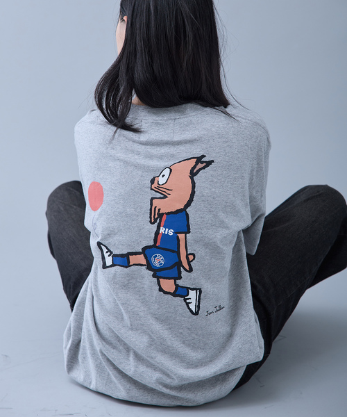PARIS SAINT-GERMAIN(パリサンジェルマン)の「JEAN JULIEN x PSG TEE 2(Tシャツ/カットソー・メンズ・ブラック/ネイビー/ホワイト/ライトグレー・SMALL/MEDIUM/LARGE)」の10枚目の写真