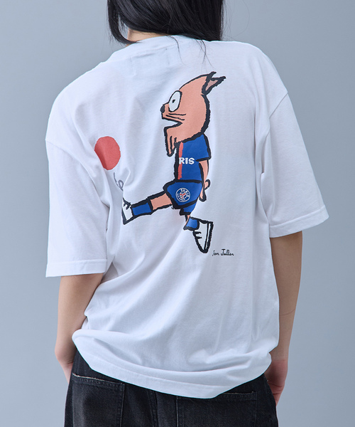 PARIS SAINT-GERMAIN(パリサンジェルマン)の「JEAN JULIEN x PSG TEE 2(Tシャツ/カットソー・メンズ・ブラック/ネイビー/ホワイト/ライトグレー・SMALL/MEDIUM/LARGE)」の19枚目の写真