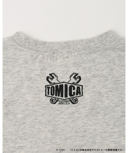b・ROOM(ビールーム)の「【大人気カラー再入荷】【トミカ】【防汚・速乾・UV】【カイテキ天竺】TOMICA集合配色Tシャツ(Tシャツ/カットソー・キッズ・チャコール/トップグレー/オフホワイト・100cm/120cm/90cm/130cm/110cm)」の12枚目の写真