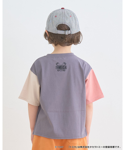 b・ROOM(ビールーム)の「【大人気カラー再入荷】【トミカ】【防汚・速乾・UV】【カイテキ天竺】TOMICA集合配色Tシャツ(Tシャツ/カットソー・キッズ・チャコール/トップグレー/オフホワイト・100cm/120cm/90cm/130cm/110cm)」の20枚目の写真