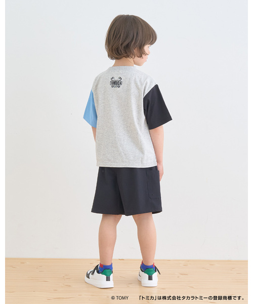 b・ROOM(ビールーム)の「【大人気カラー再入荷】【トミカ】【防汚・速乾・UV】【カイテキ天竺】TOMICA集合配色Tシャツ(Tシャツ/カットソー・キッズ・チャコール/トップグレー/オフホワイト・100cm/120cm/90cm/130cm/110cm)」の22枚目の写真