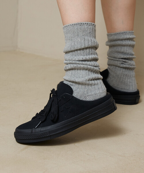 CONVERSE（コンバース）の「CONVERSE/コンバース ONE STAR SUEDE MULE/ワンスター スエード ミュール[23.0~25.0cmサイズ展開]　限定展開（スニーカー・レディース・ブラック/ブラウン・25.0cm/23.0cm/24.0cm）」の9枚目の写真