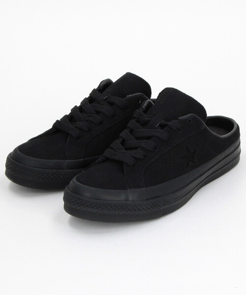 CONVERSE（コンバース）の「CONVERSE/コンバース ONE STAR SUEDE MULE/ワンスター スエード ミュール[23.0~25.0cmサイズ展開]　限定展開（スニーカー・レディース・ブラック/ブラウン・25.0cm/23.0cm/24.0cm）」の5枚目の写真