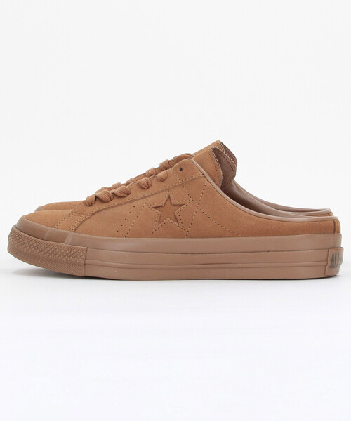 CONVERSE（コンバース）の「CONVERSE/コンバース ONE STAR SUEDE MULE/ワンスター スエード ミュール[23.0~25.0cmサイズ展開]　限定展開（スニーカー・レディース・ブラック/ブラウン・25.0cm/23.0cm/24.0cm）」の3枚目の写真