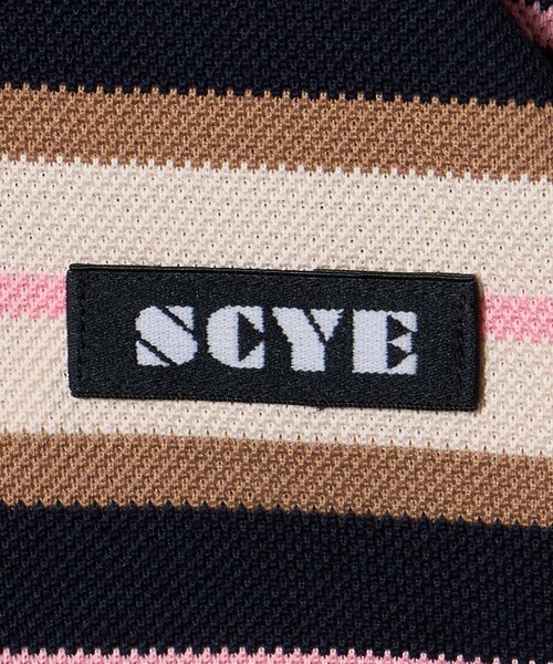 Scye（サイ）の「【別注】＜Scye ＞ボーダー ポロシャツ ‐united LOVE project 2026（Tシャツ/カットソー・レディース・ネイビー・38）」の14枚目の写真