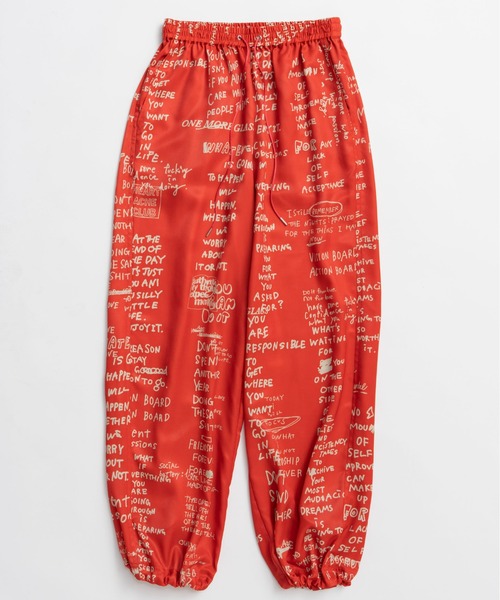 MAISON SPECIAL(メゾンスペシャル)の「【2026Summer PRE-ORDER】Handro Go Easy Pants/ハンドロゴイージーパンツ(その他パンツ・レディース・ブラック/ホワイト/レッド・36/38)」の14枚目の写真