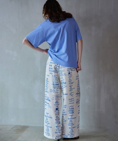 MAISON SPECIAL（メゾンスペシャル）の「Hand Logo Easy Pants/ハンドロゴイージーパンツ（その他パンツ・レディース・ブラック/ホワイト/レッド・36/38）」の22枚目の写真