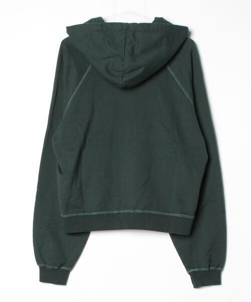 MATSUFUJI（マツフジ）の「Zip up Sweat Hoodie（パーカー・メンズ・グリーン・3）」の2枚目の写真