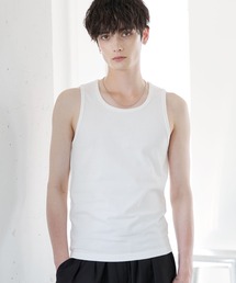 LINEN SLUB TANK TOP（タンクトップ）｜LIDNM（リドム）のファッション