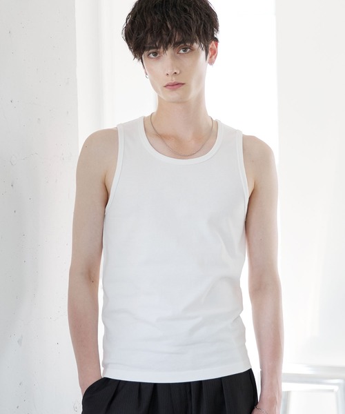 COTTON JERSEY SLIM-FIT TANK TOP（タンクトップ）｜ASTRONOMY