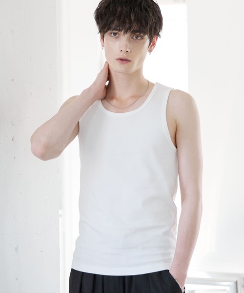 COTTON JERSEY SLIM-FIT TANK TOP（タンクトップ）｜ASTRONOMY