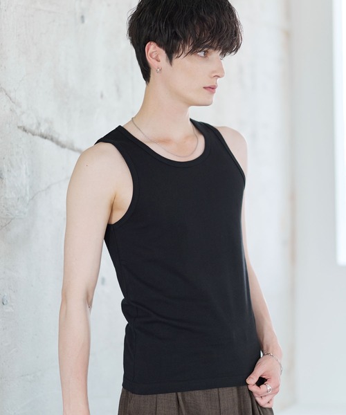 COTTON JERSEY SLIM-FIT TANK TOP（タンクトップ）｜ASTRONOMY