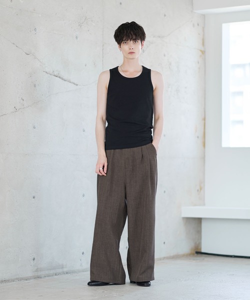 ASTRONOMY(アストロノミー)の「COTTON JERSEY SLIM-FIT TANK TOP(タンクトップ・メンズ・ホワイト/グレー/ブラック・XL/S/M/L)」の19枚目の写真