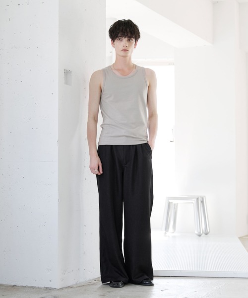 ASTRONOMY(アストロノミー)の「COTTON JERSEY SLIM-FIT TANK TOP(タンクトップ・メンズ・ホワイト/グレー/ブラック・XL/S/M/L)」の12枚目の写真