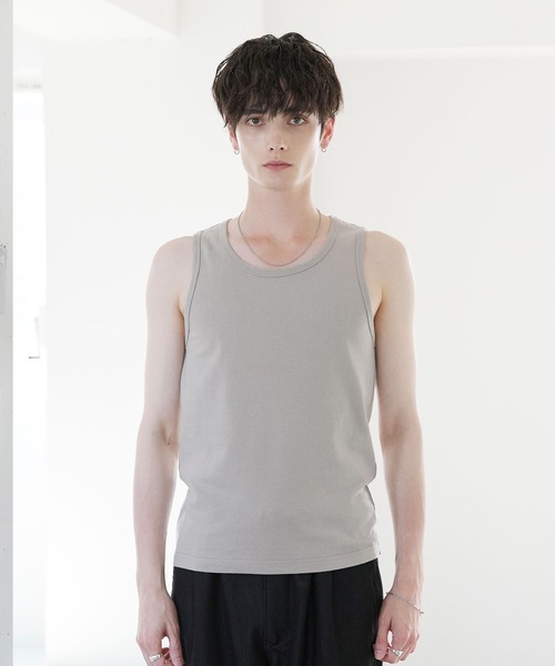 ASTRONOMY(アストロノミー)の「COTTON JERSEY SLIM-FIT TANK TOP(タンクトップ・メンズ・ホワイト/グレー/ブラック・XL/S/M/L)」の10枚目の写真