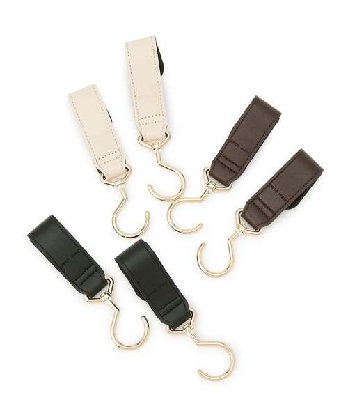 petit main(プティマイン)の「ベビーカーフック(ベビーカー/ベビーカー用品・キッズ・ダークブラウン/ブラック/ベージュ・F)」の8枚目の写真