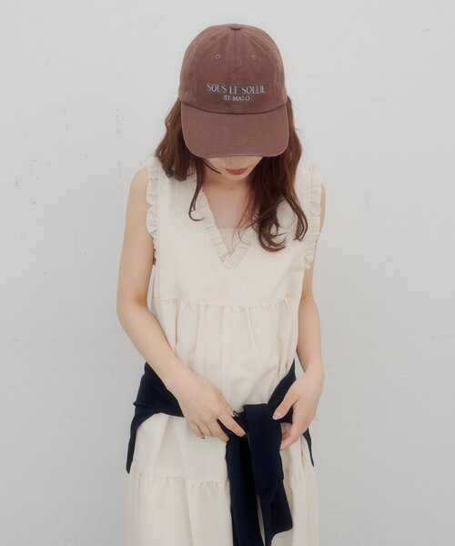 DISCOAT(ディスコート)の「【umm./WEB限定】裾レースノースリワンピース(ワンピース・レディース・ブラック/サックスブルー/アイボリー・FREE)」の16枚目の写真