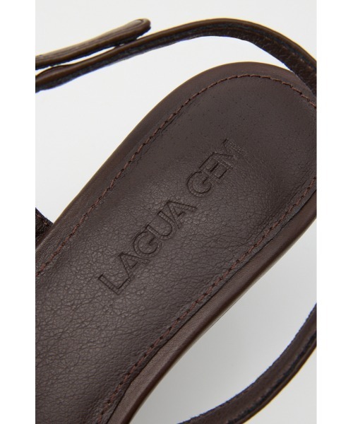 LAGUA GEM(ラグアジェム)の「SLEEK CURVE ミュール(サンダル・レディース・ブラウン/ブラック・SMALL/MEDIUM/LARGE)」の6枚目の写真
