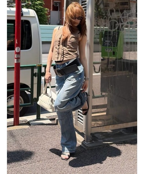 LAGUA GEM(ラグアジェム)の「SLEEK CURVE ミュール(サンダル・レディース・ブラウン/ブラック・SMALL/MEDIUM/LARGE)」の21枚目の写真
