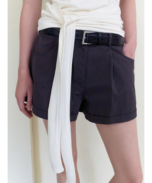 ETMON(エトモン)の「Turn Up Short Pants, Charcoal(その他パンツ・レディース・その他・SMALL/MEDIUM)」の3枚目の写真