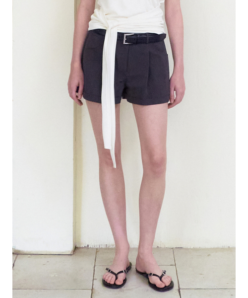 ETMON(エトモン)の「Turn Up Short Pants, Charcoal(その他パンツ・レディース・その他・SMALL/MEDIUM)」の5枚目の写真