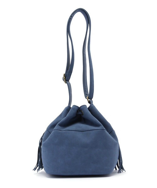 earth music&ecology（アースミュージックアンドエコロジー）の「【2016Spring】巾着ショルダーバッグ（ショルダーバッグ・レディース・ブルー/ベージュ/キャメル・FREE）」の5枚目の写真