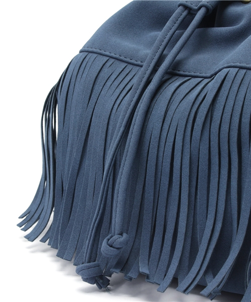 earth music&ecology（アースミュージックアンドエコロジー）の「【2016Spring】巾着ショルダーバッグ（ショルダーバッグ・レディース・ブルー/ベージュ/キャメル・FREE）」の7枚目の写真