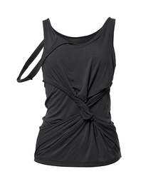 Asymmetrical Sleeveless (FL-173_Black)