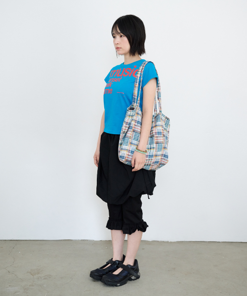 PARAKEET(パラキート)の「ホリデーティー (アクアブルー)(Tシャツ/カットソー・レディース・アクア・OS)」の3枚目の写真