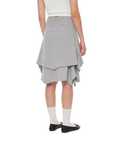 TRUNK PROJECT(トランクプロジェクト)の「Upside-Down Midi Skirt_Grey(スカート・レディース・グレー・SMALL)」の2枚目の写真