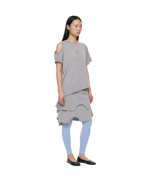 TRUNK PROJECT(トランクプロジェクト)の「Upside-Down Midi Skirt_Grey(スカート・レディース・グレー・SMALL)」の4枚目の写真