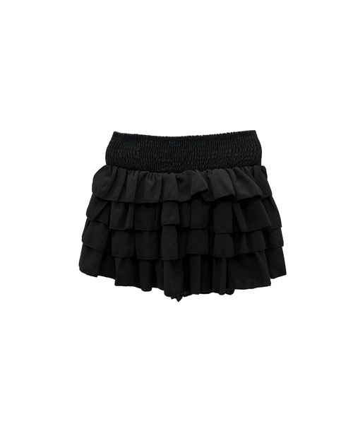 ALLuRing ChaRm(アリュリングチャーム)の「Angel Tiered Cake Skirt / エンジェルティアードケーキスカート(スカート・レディース・ブラック・FREE)」の9枚目の写真