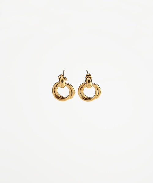 MIMILINE（ミミライン）の「サークルデザインピアス（ピアス（両耳用）・レディース・ピンクゴールド/ゴールド/シルバー・FREE）」の11枚目の写真