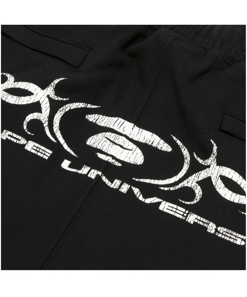 AAPE BY A BATHING APE(エーエイプバイアベイシングエイプ)の「AAPE MAIN SWEAT SHORTS(スウェットパンツ・メンズ・ブラック・MEDIUM/LARGE/X-LARGE/SMALL)」の5枚目の写真