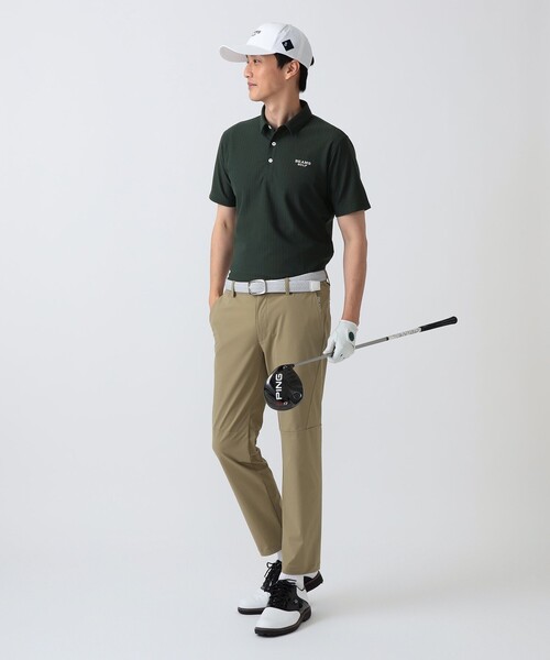 BEAMS GOLF(ビームスゴルフ)の「PURPLE LABEL / 撥水トリコット ストレッチ 3Dパンツ(接触冷感・UVカット)(その他パンツ・メンズ・オリーブ/ネイビー/ベージュ・50/48/44/52/46)」の5枚目の写真
