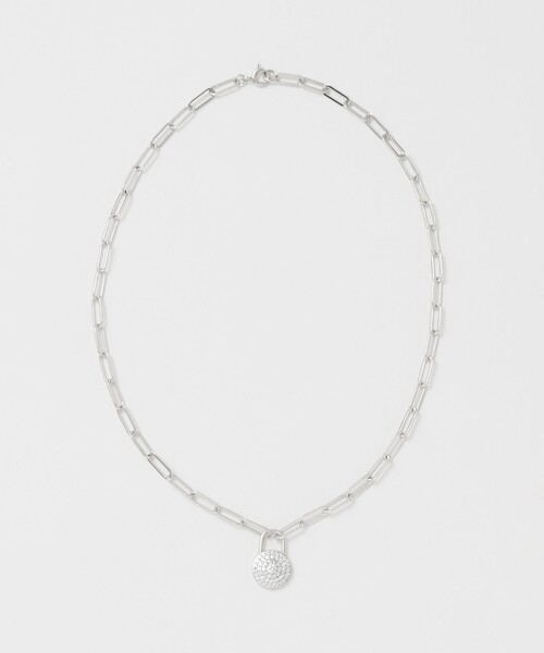 UNITED ARROWS(ユナイテッドアローズ)の「ラウンド ロック パヴェ チェーン ネックレス(ネックレス・レディース・シルバー/ゴールド・FREE)」の7枚目の写真