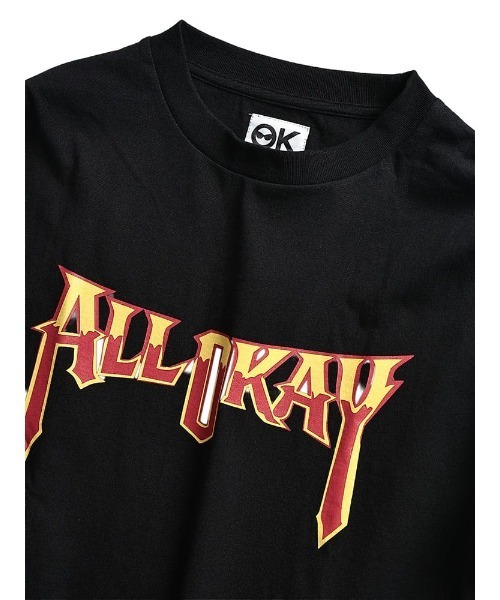 SAKAZEN(サカゼン)の「【WEB限定価格】Tシャツ 長袖 メンズ 大きいサイズ フロントプリント アームプリント クルーネック ロンT トップスカジュアル 春 夏(Tシャツ/カットソー・メンズ・レッド/ブラック・3XL/X(2L)/2XL)」の14枚目の写真