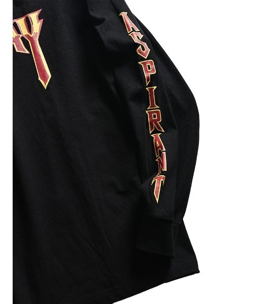 SAKAZEN(サカゼン)の「【WEB限定価格】Tシャツ 長袖 メンズ 大きいサイズ フロントプリント アームプリント クルーネック ロンT トップスカジュアル 春 夏(Tシャツ/カットソー・メンズ・レッド/ブラック・3XL/X(2L)/2XL)」の15枚目の写真
