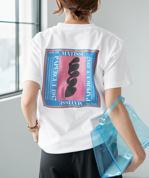 IENA(イエナ)の「THE CULTURE CODE/ザ カルチャーコード MATTIS Tシャツ(Tシャツ/カットソー・レディース・ホワイト/チャコールグレー/ライトグレー/グレー/ホワイト×ホワイト/ホワイト系その他・FREE)」の4枚目の写真