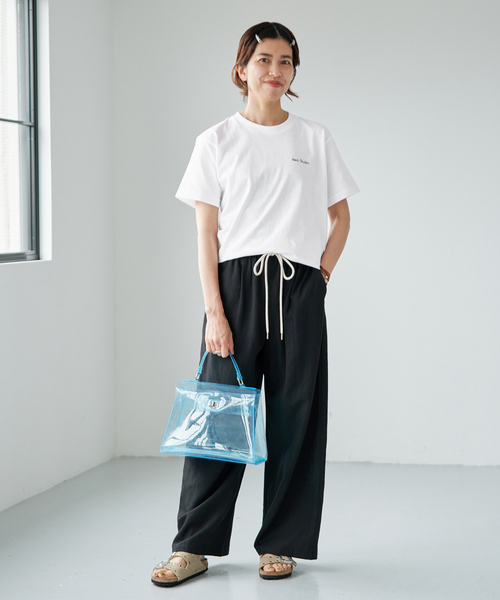 IENA(イエナ)の「THE CULTURE CODE/ザ カルチャーコード MATTIS Tシャツ(Tシャツ/カットソー・レディース・ホワイト/チャコールグレー/ライトグレー/グレー/ホワイト×ホワイト/ホワイト系その他・FREE)」の11枚目の写真
