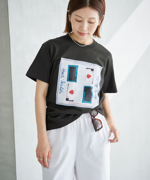IENA(イエナ)の「THE CULTURE CODE/ザ カルチャーコード MATTIS Tシャツ(Tシャツ/カットソー・レディース・ホワイト/チャコールグレー/ライトグレー/グレー/ホワイト×ホワイト/ホワイト系その他・FREE)」の13枚目の写真