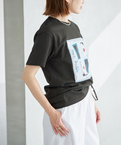 IENA(イエナ)の「THE CULTURE CODE/ザ カルチャーコード MATTIS Tシャツ(Tシャツ/カットソー・レディース・ホワイト/チャコールグレー/ライトグレー/グレー/ホワイト×ホワイト/ホワイト系その他・FREE)」の16枚目の写真