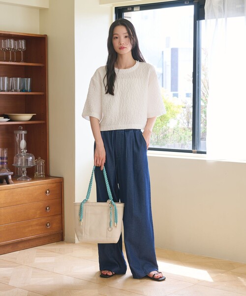 BEAUTY&YOUTH UNITED ARROWS(ビューティーアンドユースユナイテッドアローズ)の「パラコード キャンバス チャーム トートバッグ(トートバッグ・レディース・ナチュラル/ブラック・FREE)」の14枚目の写真